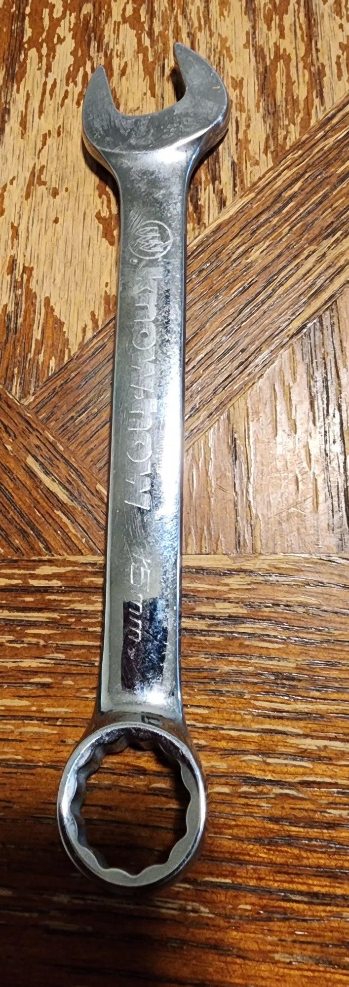 Snap On Tools OEXM15B METRIC 15 mm Short Combination Wrench 12-Point USA