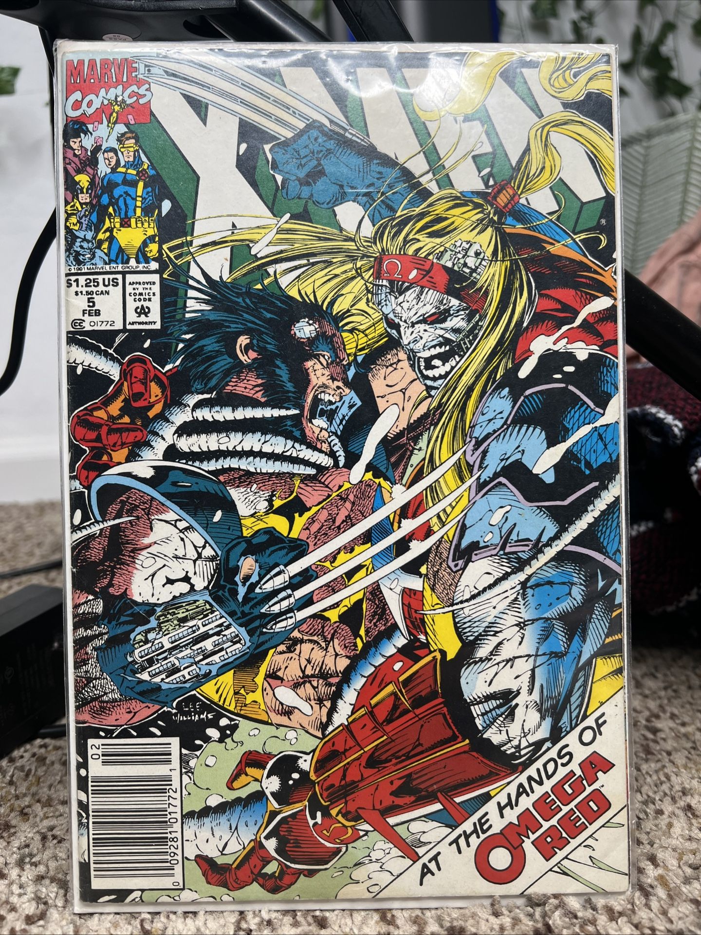 X-MEN #5 CGC 9.4 (1992) 1ST APPEARANCE MAVERICK 2ND OMEGA RED MT JIM LEE
