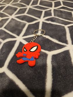 Spiderman Plastic Keychain
