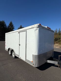 8x16 enclosed trailer