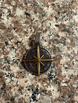Compass Stainless Steel Pendant