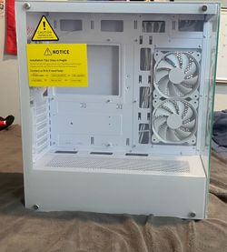 White Computer Case New