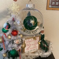 Santa cam Ornament