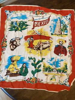 Vintage Scarf From Mexico 