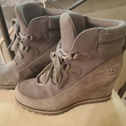 UGG Kriston Waterproof Bootie in Mole Leather