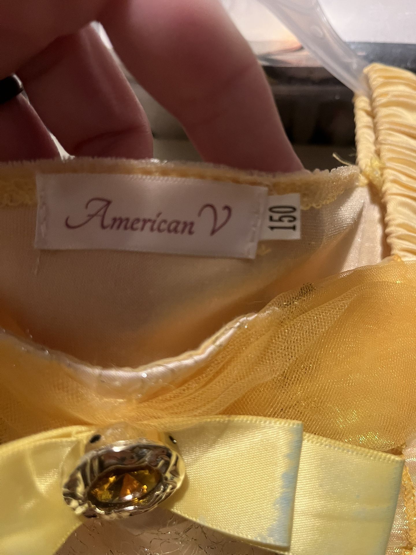 Bell Costume Girls Princess Costume Small