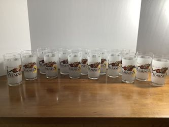 THE 116th PREAKNESS COLLECTOR GLASSES MAY 18, 1991 (TRIPLE CROWN WINNERS SECRETARIAT 1973)