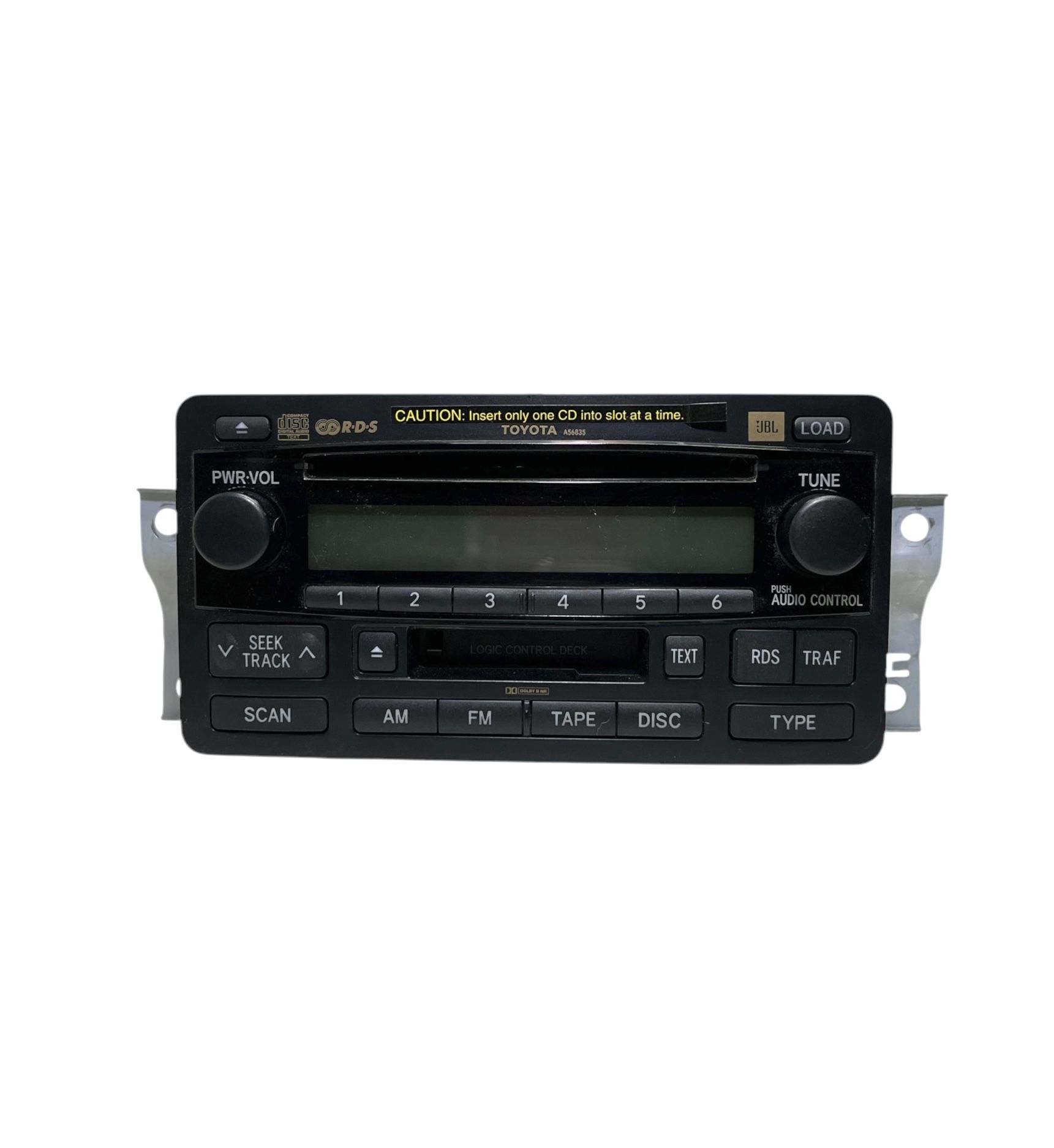 OEM 03-04 TOYOTA Sequoia Tundra JBL Radio Cassette Tape 6 CD