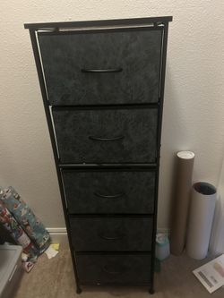 Tall Fabric Drawer Dresser