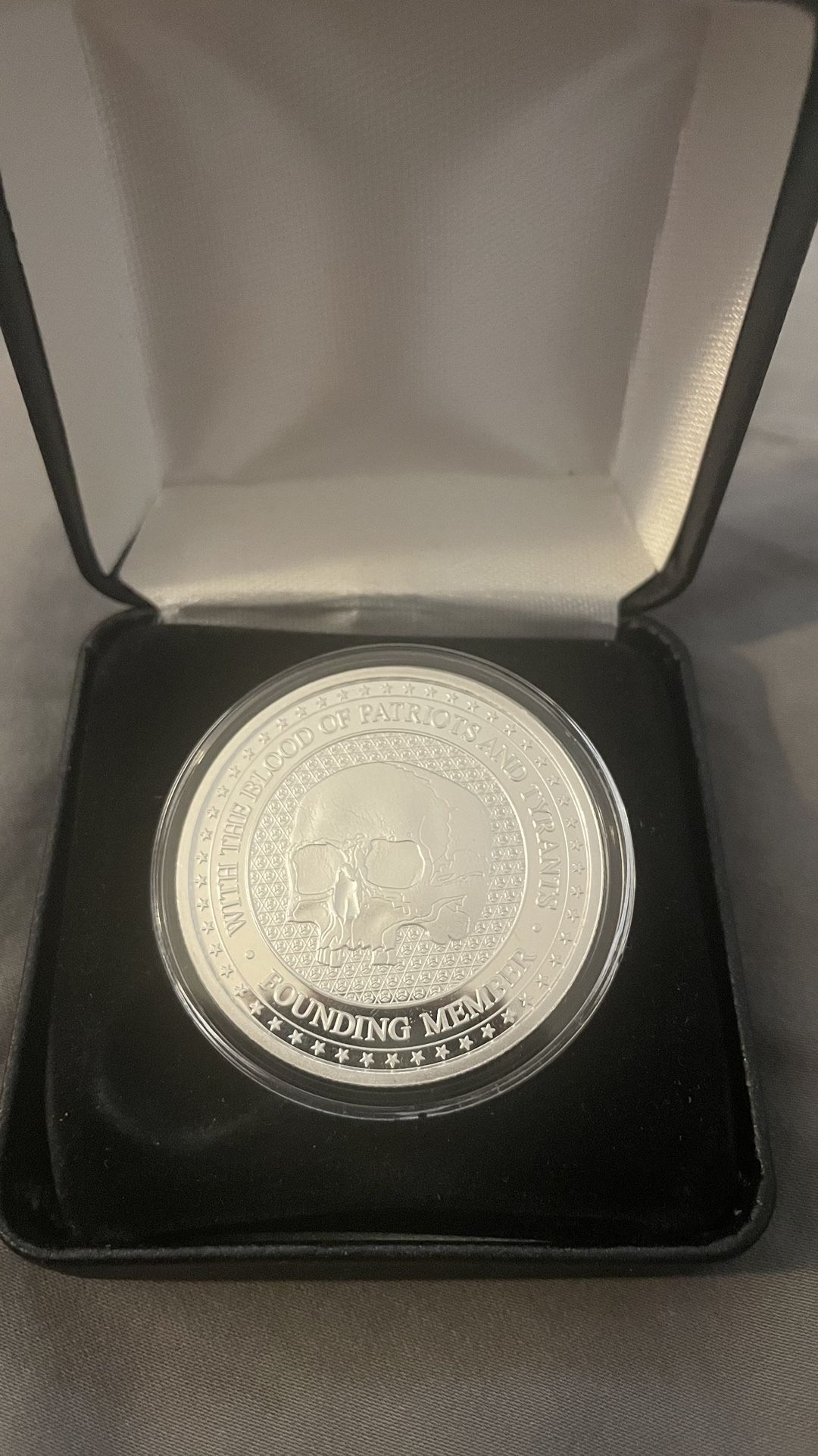 SIC Semper Tyrannis Silver Coin Very Rare