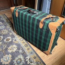 Plaid Suitcase