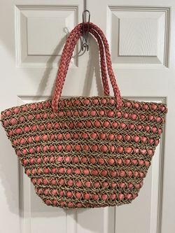 Straw Handbag from Chicos