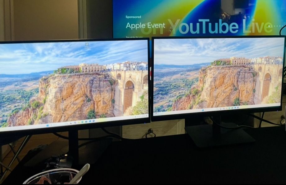 Acer 22” Monitors Hdmi Or Display Port Dual Monitors