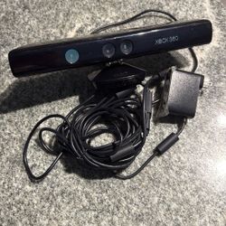 Xbox 360 Kinect With The Connection Cord