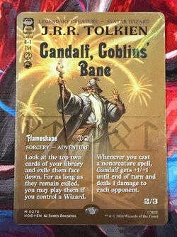 Gandalf, Goblins' Bane MTG Trading Card 0278
