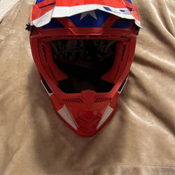 American Flag Dirtbike Helmet 
