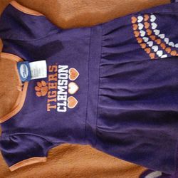 Baby Girl Clemson Dress 18m