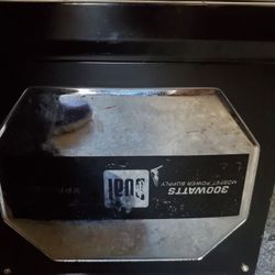 Car subwoofer and 10 inch deep bass.