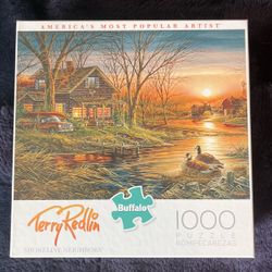 Terry Redlin  1000 Piece Puzzle. Buffalo.