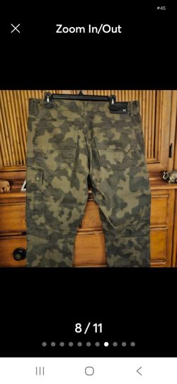 Mens camo cargo pants size 36