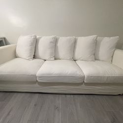 White 3 Cushion Couch