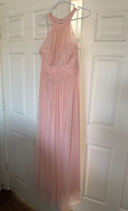 Pink sheer long dress size 2X