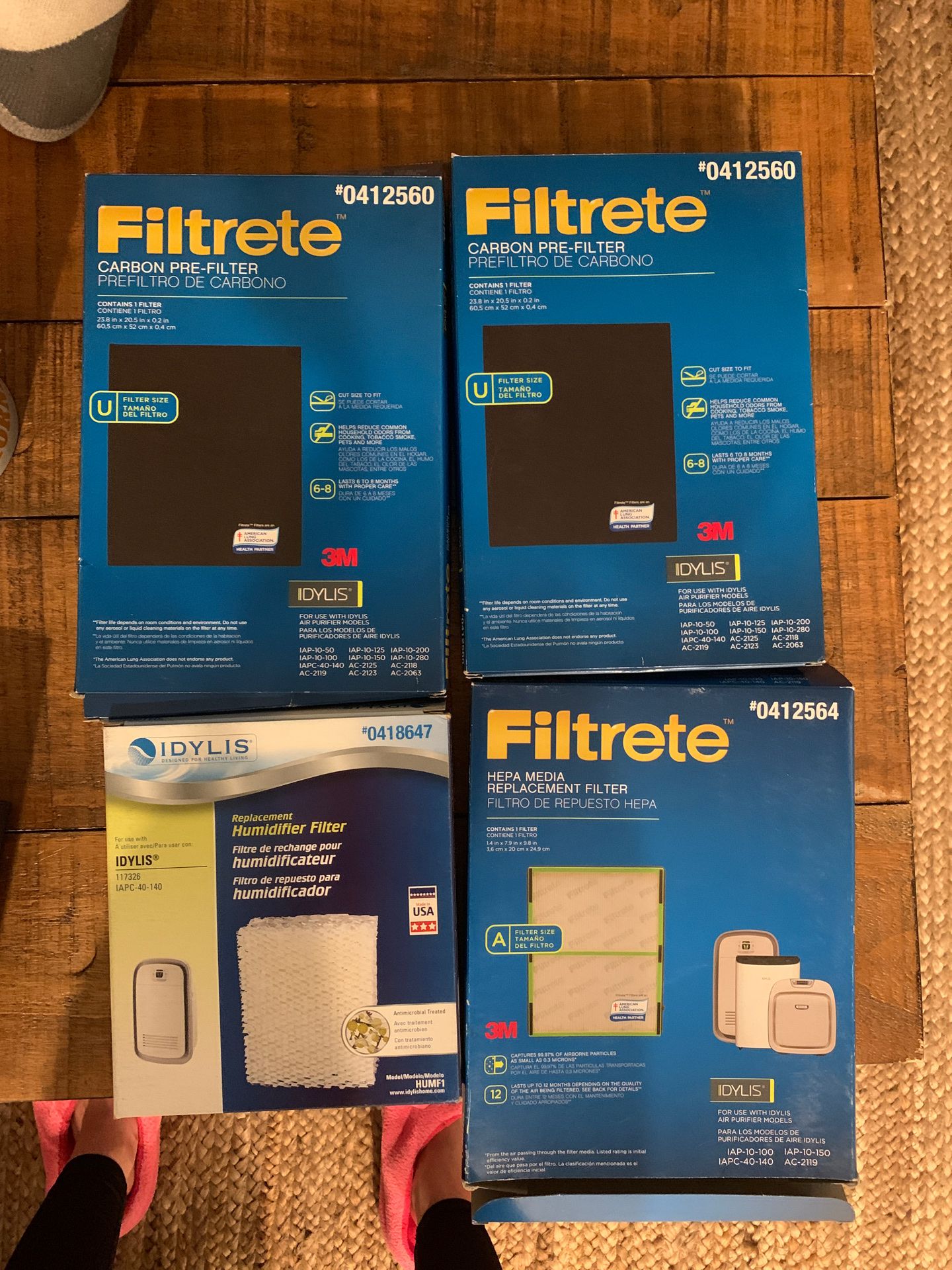 Humidifier filters NEW