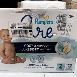 Pampers Pure Protection Diapers Pack - Size 2 - 120ct