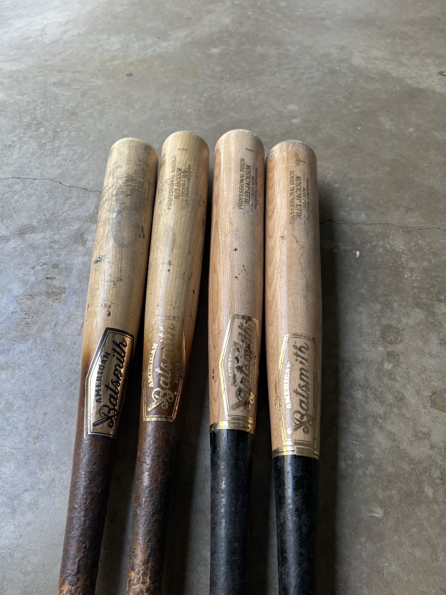 Wood bats
