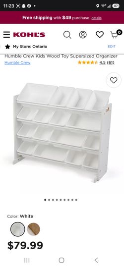 Toy organizer 16 bins