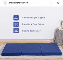 Tri-fold Memory Foam Mattress, 3-Inch