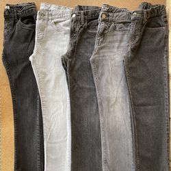 Size 10 - Boys Black & Gray Jeans (5)