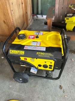 Portable Generator 4750/3800 watt