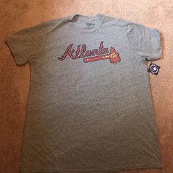 Ronald Acuna Jr. Atlanta Braves Majestic T-Shirt Grey Size XXL