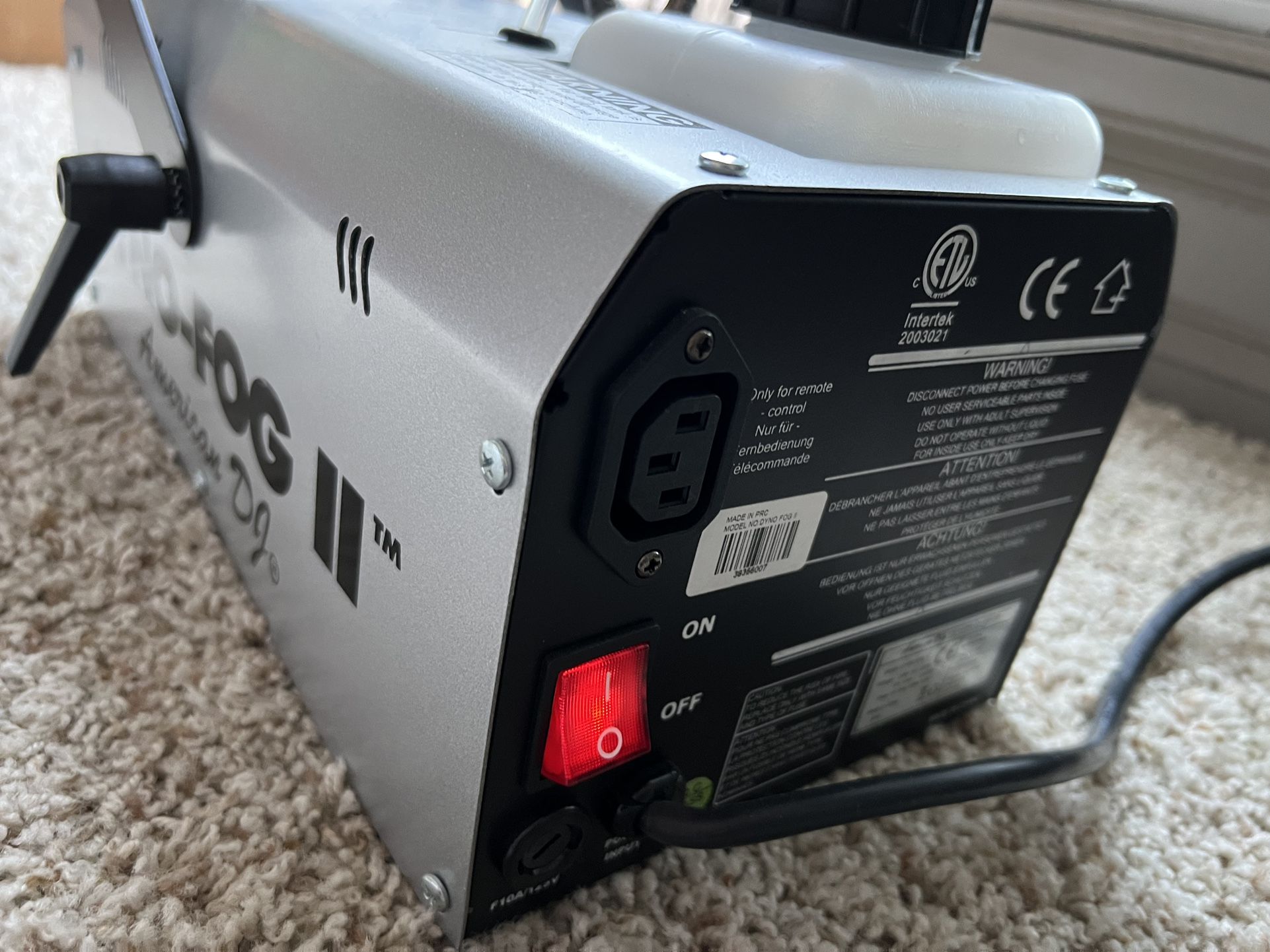 American DJ DYNO-FOG y II Fog Machine