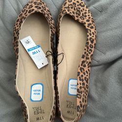 Leopard Print Flat Shoe