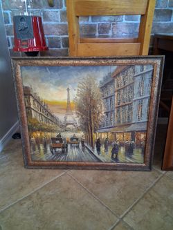 Paris Venice Fountain Paintings