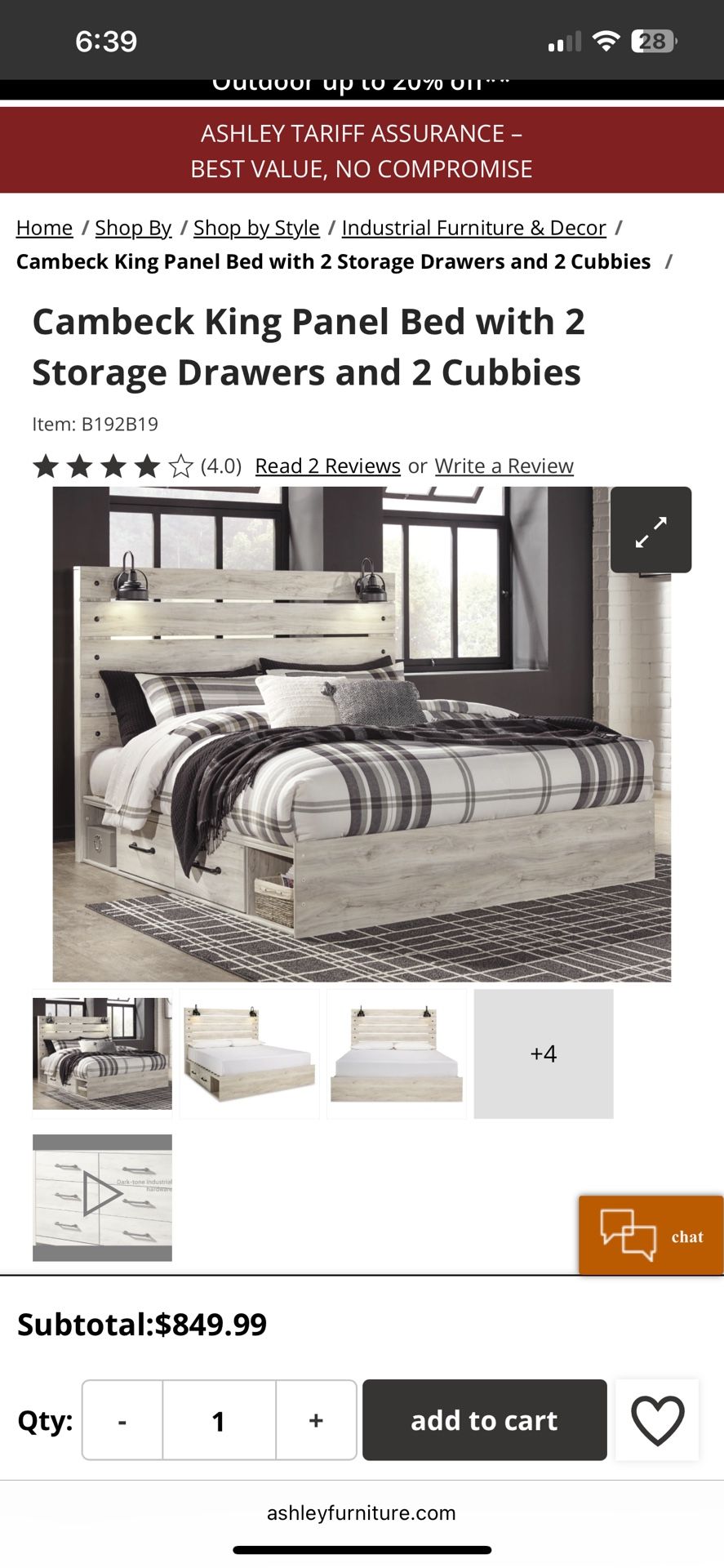 King Bed Frame