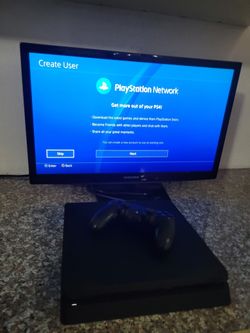 PS4 SLIM + "24 Samsung HDTV - MONITOR with WiFi model# - LT24H310