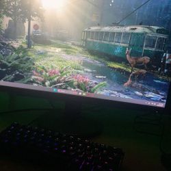 144Hz Monitor + Keyboard & Mouse