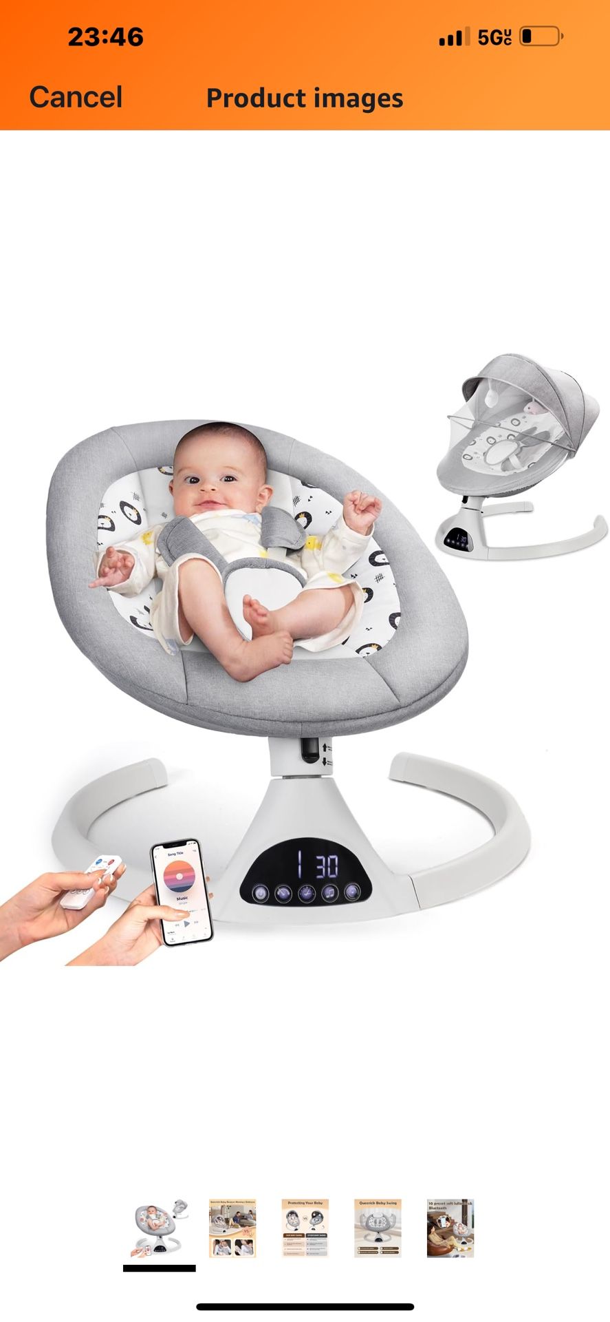 Baby Swing For Infants