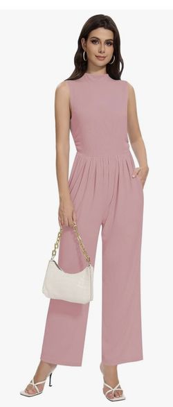New Pink Jumpsuit Size Medium 
