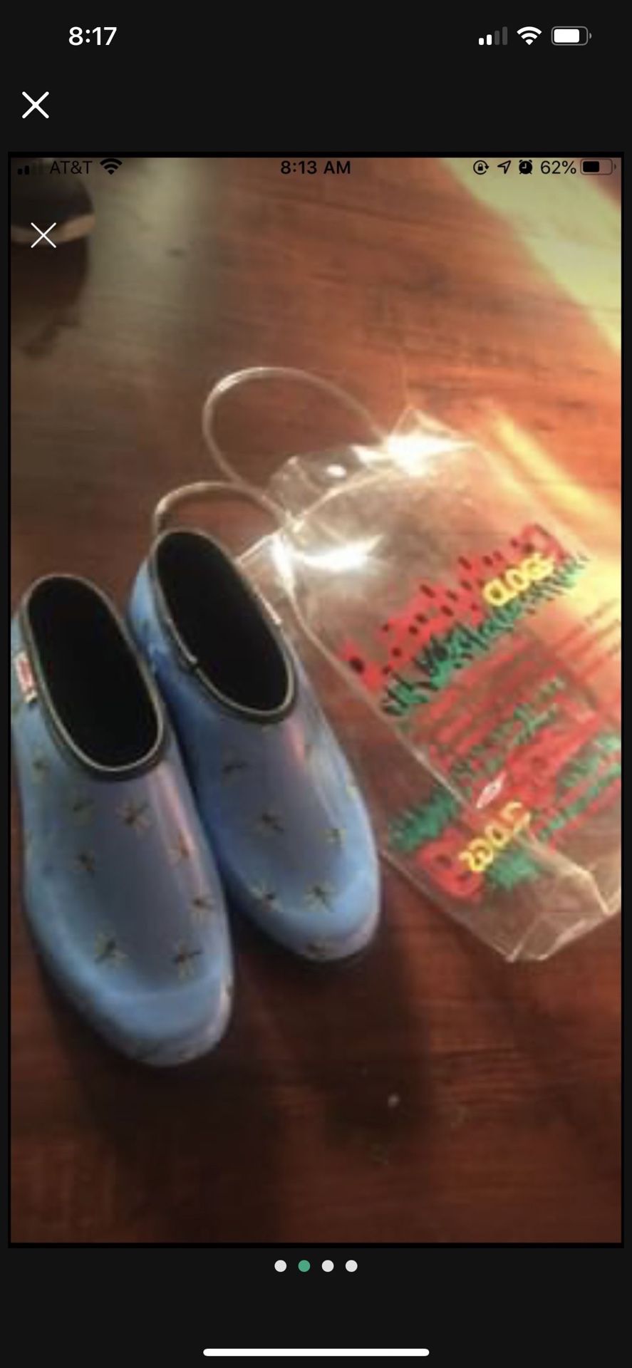 Women rubber boots brand new in box perfect for a gift