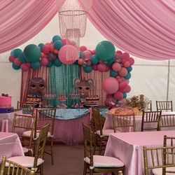Ballon Set Ups And Flower Arrangements 