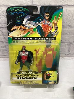 Deluxe Martial Arts Robin Batman Forever Action Figure  1996 Kenner Sealed