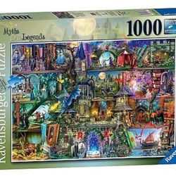 Ravensburger Myths Of Legends 1000 Piece Jigsaw Puzzle: New 
