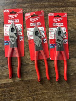 9 in. Lineman's Pliers with Crimper / Bolt Cutter and Comfort Grip