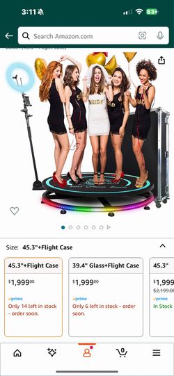 MWE 360 Photo Booth + Flight case BRAND NEW