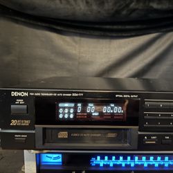Denon DCM-777 6disc CD Player (Please Read)