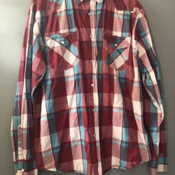 Mens or boys Collar Button Up Shirt Size XX-L